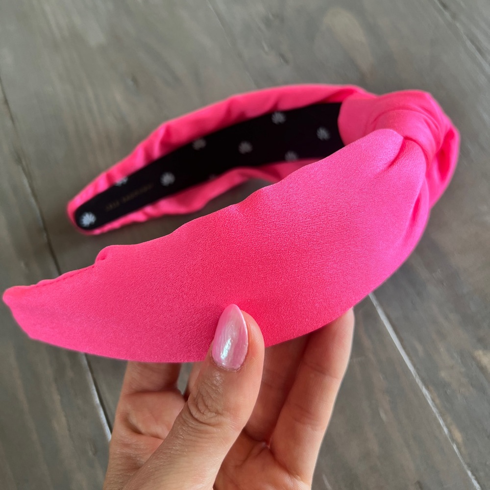 Lele sadoughi neon pink headband